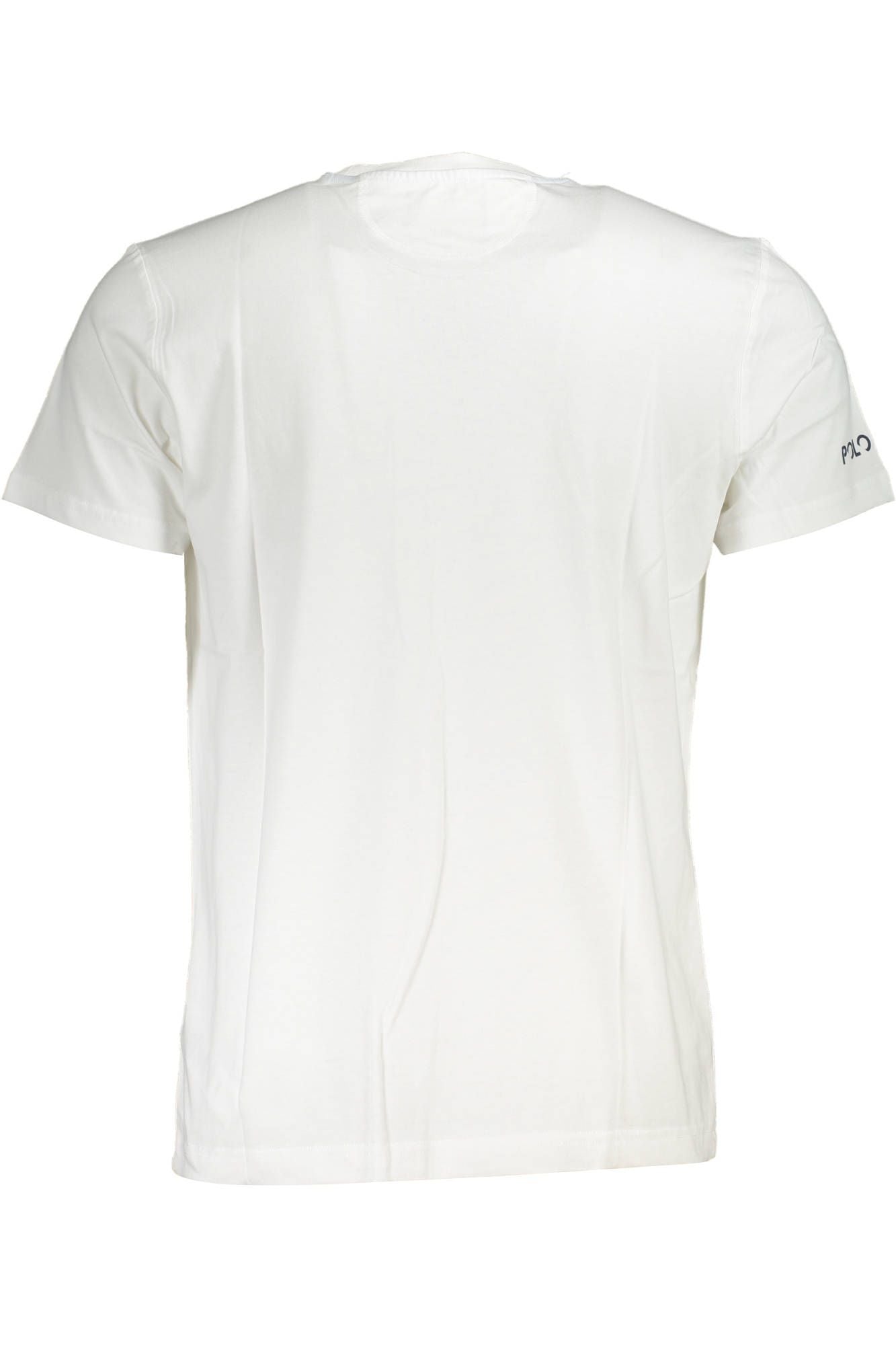 White Cotton Men T-Shirt