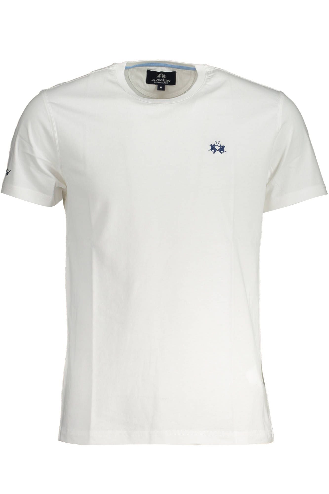 White Cotton Men T-Shirt