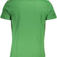 Green Cotton Men T-Shirt