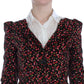 Elegant Floral Two-Piece Skirt Suit Set