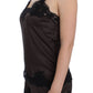 Elegant Lace-Trimmed Silk Lingerie Top
