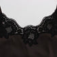Elegant Lace-Trimmed Silk Lingerie Top