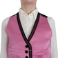 Silk-Cotton Blend Torero Inspired Vest