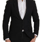 Elegant Single Breasted Wool Blazer
