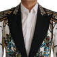 Napoleon Print Single-Breasted Jacket
