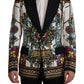Napoleon Print Single-Breasted Jacket