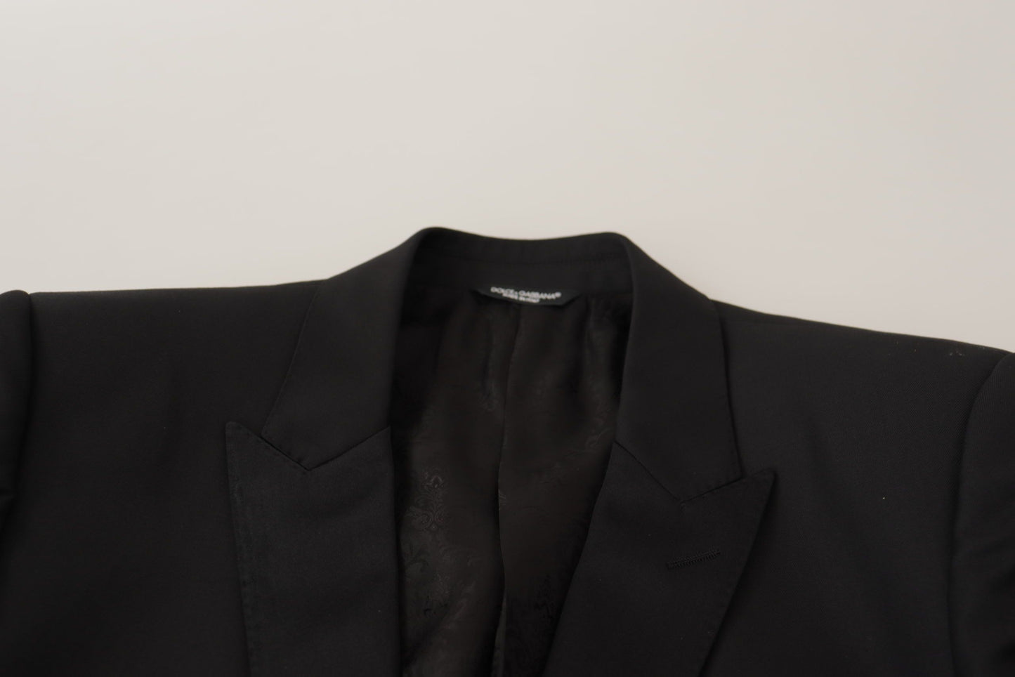 Elegant Martini Wool Silk Blend Blazer