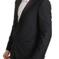 Elegant Martini Wool Silk Blend Blazer