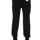 Black Cotton Men Sweatpant