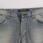 Chic Baggy Fit Blue Wash Jeans