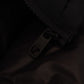 Sleek Black Hooded Short Sleeve Jacket