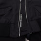 Elegant Nylon Bomber Jacket with Hood