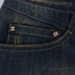 Elegant Boyfriend Fit Blue Cotton Jeans