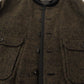 Elegant Alpaca Blend Bomber Jacket