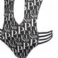 Chic Logo-Printed Designer Trikini