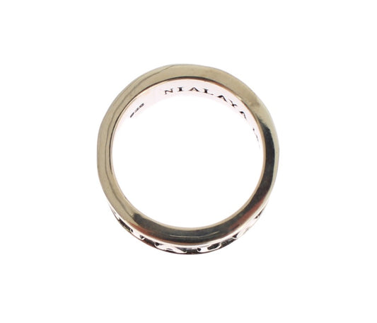 Elegant Sterling Silver Men's Statement Ring