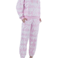 Chic Pink Cotton Tracksuit Trousers for Women