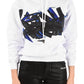 Graphic Print Cotton Hooded Sweatshirt