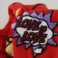 Dazzling Sequined Red Pullover Sweater