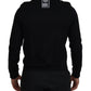 Elegant Full Zip Black and White Sweater