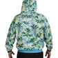 Multicolor Cotton Silk Hooded Sweatshirt