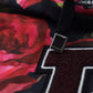 Multicolor Floral Cotton Hooded Sweater
