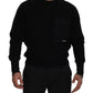 Elegant Crewneck Cotton Blend Sweater