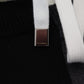 Elegant Bicolor Wool-Blend Hooded Sweater