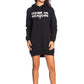 Chic Oversized Hooded Fleece Dress