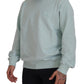 Mint Green Cotton Pullover Sweater