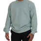 Mint Green Cotton Pullover Sweater