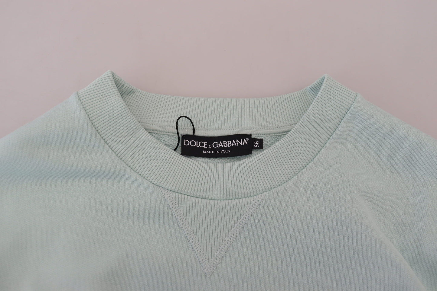 Mint Green Cotton Pullover Sweater