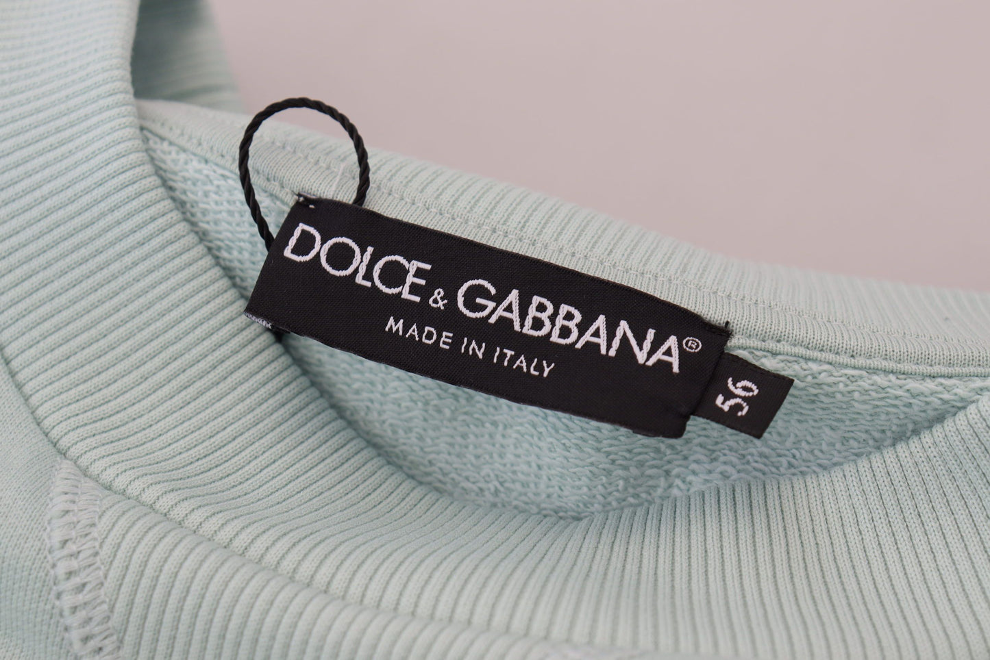 Mint Green Cotton Pullover Sweater