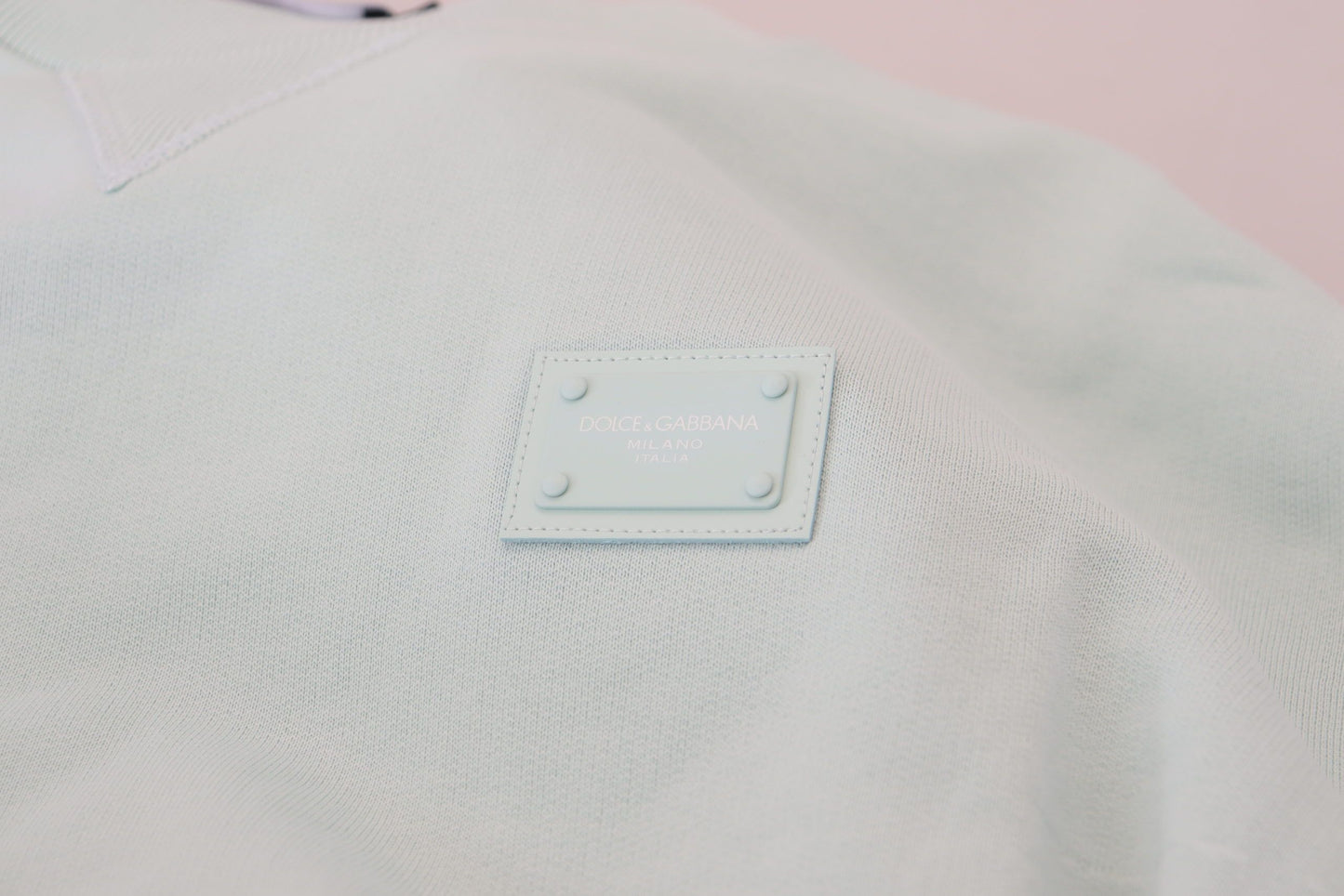 Mint Green Cotton Pullover Sweater