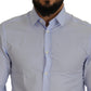 Elegant Light Blue Dress Shirt