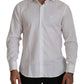Elegant White Formal Dress Shirt