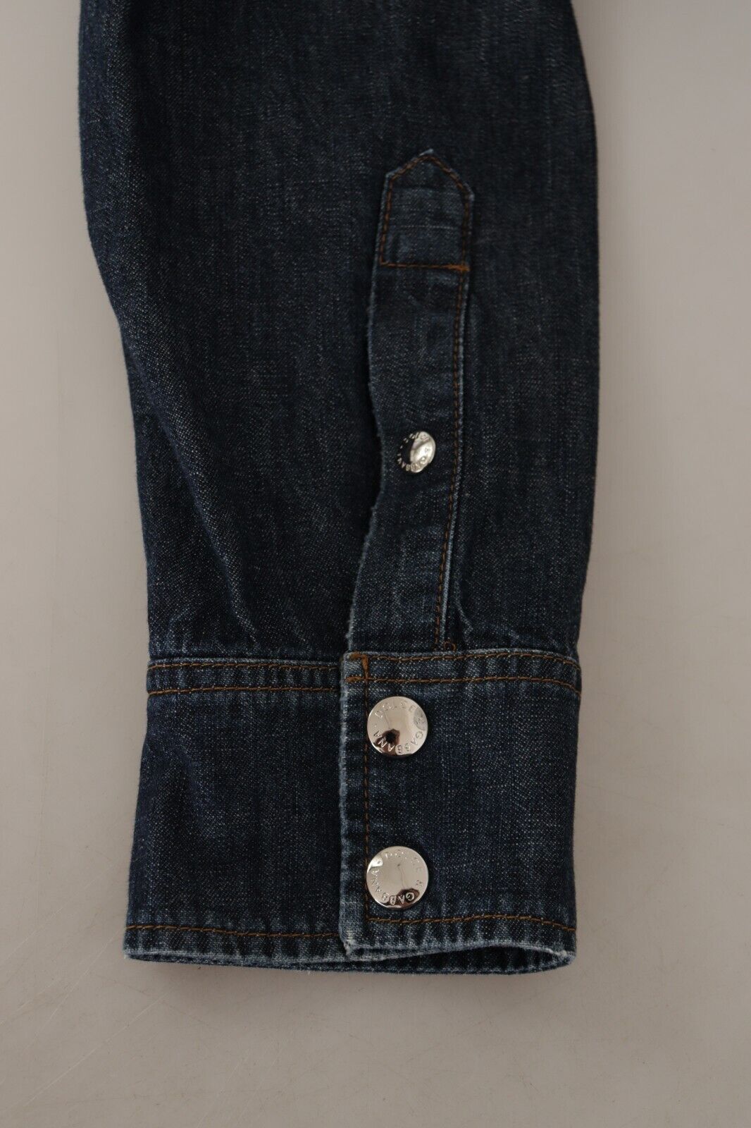 Elegant Slim Fit Dark Blue Casual Shirt