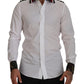 Elegant Slim Fit White Cotton Dress Shirt