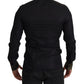 Elegant Slim Fit Black Cotton Shirt