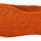 Orange Suede Italian Sneakers