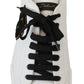 Elegant Two-Tone Leather Sneakers