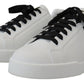 Elegant Two-Tone Leather Sneakers