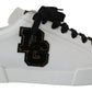 Elegant Two-Tone Leather Sneakers