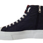 Elevate Your Game: Orange High-Top Sneakers