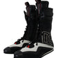 Multicolor Leather High-Top Sneakers
