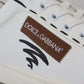 Elegant White Leather Casual Sneakers