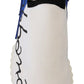 Elegant White and Blue Sorrento Sneakers