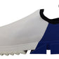 Elegant White and Blue Sorrento Sneakers
