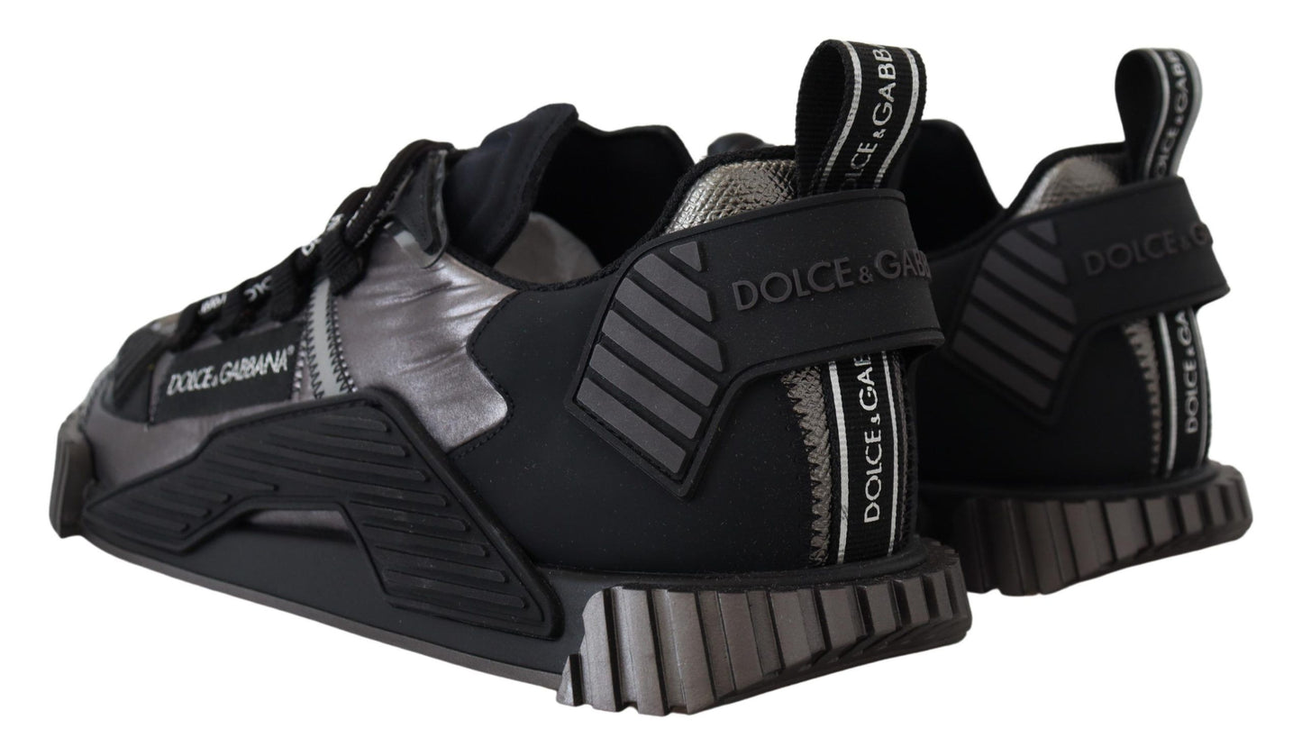 Chic Black NS1 Lace-Up Sneakers