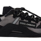 Chic Black NS1 Lace-Up Sneakers